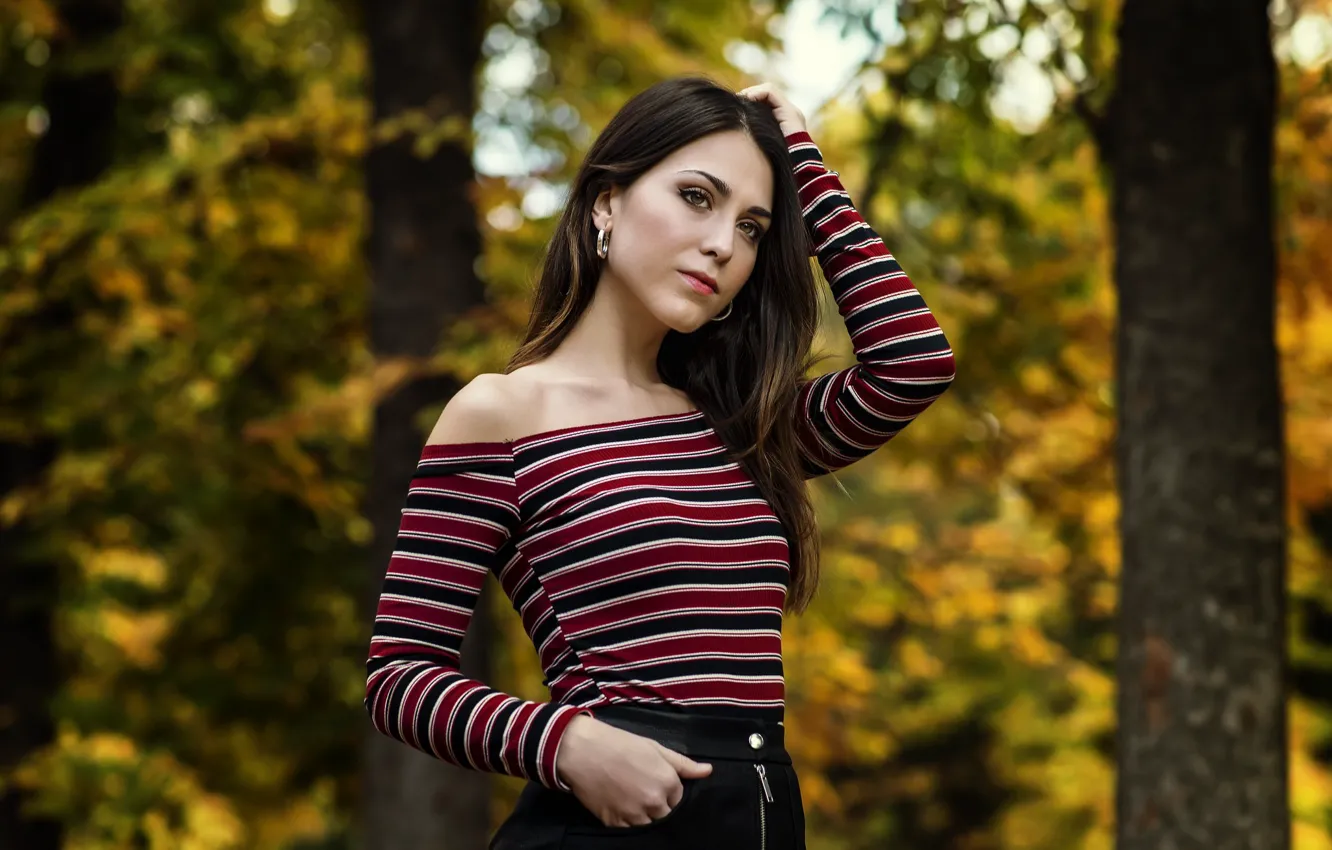 Photo wallpaper pose, model, Ane Brieva