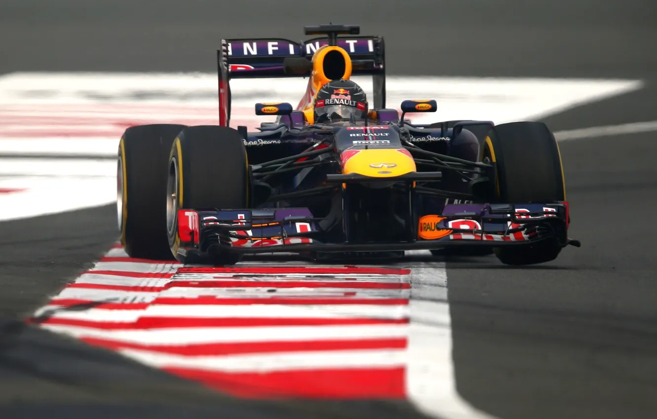 Photo wallpaper champion, Sebastian Vettel, Formula 1, racer, India