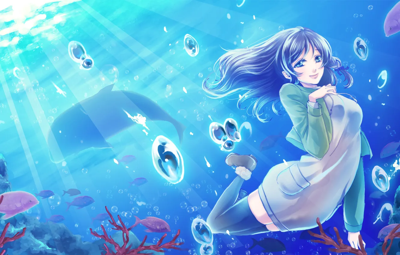 Photo wallpaper Single, female, like no asukara, Hiradaira Chisaki