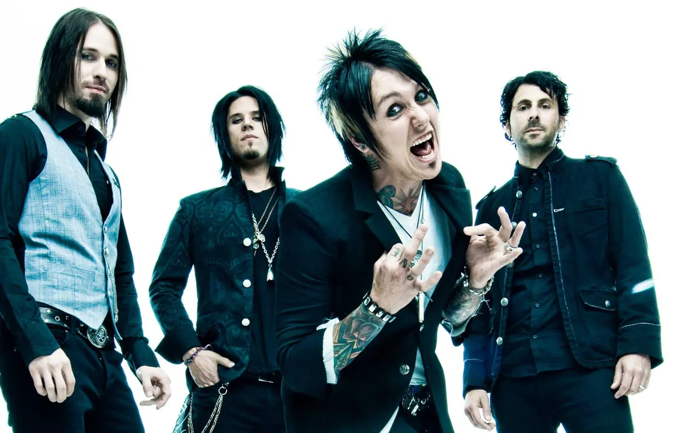 Photo wallpaper rock, rock, papa roach, alternative rock, Jacoby Shaddix