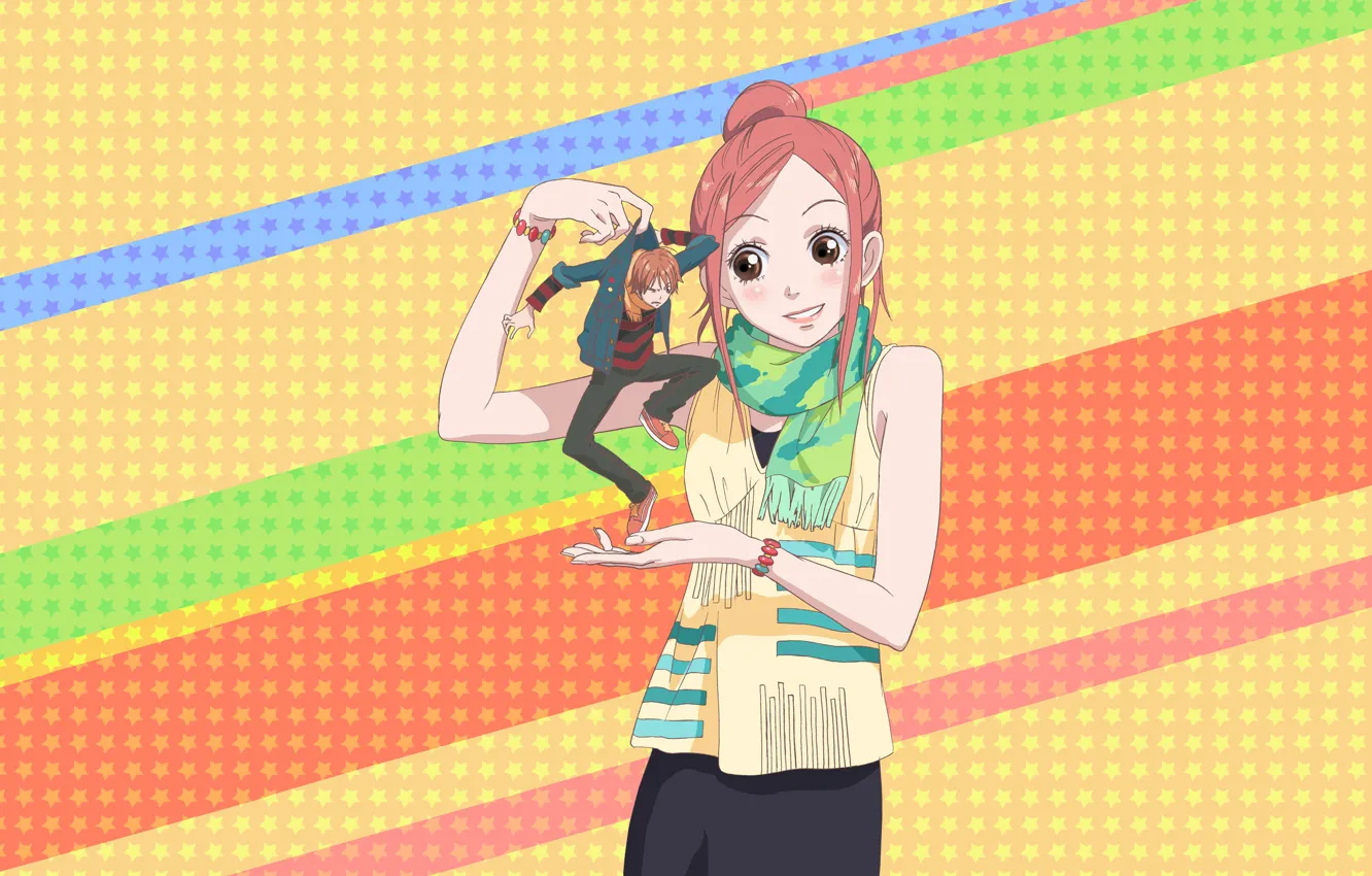 Photo wallpaper girl, love, guy, Koizumi lynx, lovely complex, moving complex, otani atsushi