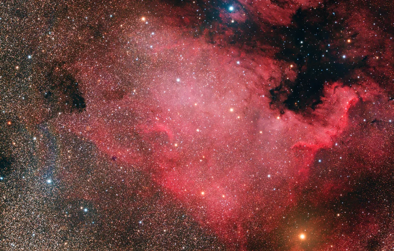 Photo wallpaper nebula, North America, NGC7000