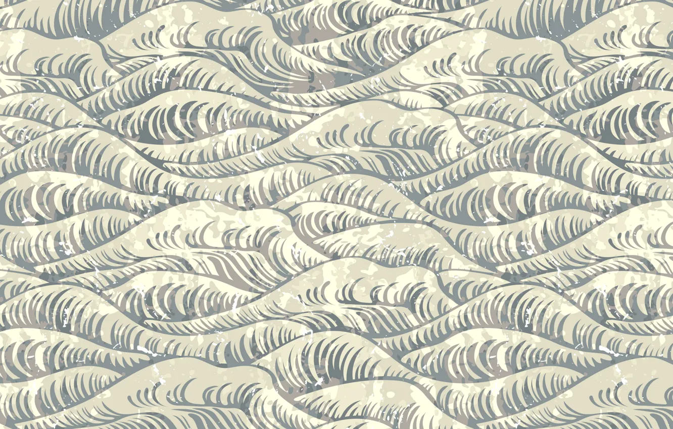 Photo wallpaper sea, wave, vector, texture