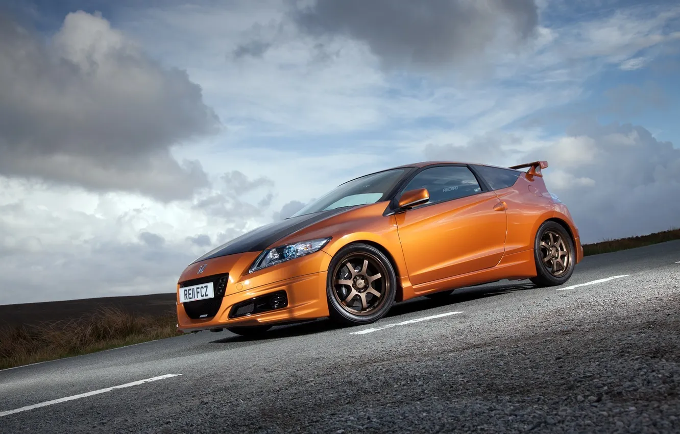 Photo wallpaper auto, tuning, Honda, autowalls, Mugen, honda cr-z