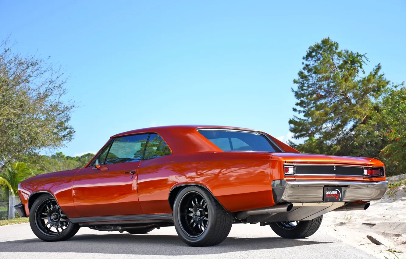 Photo wallpaper Muscle, Car, Coupe, Chevy, Chevelle, Chevelle SS