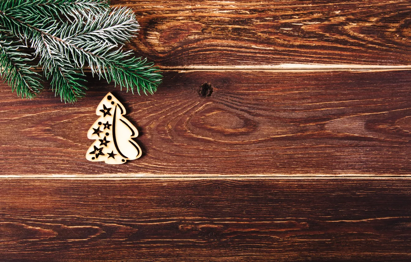 Photo wallpaper tree, New Year, Christmas, decoration, happy, Christmas, wood, tree