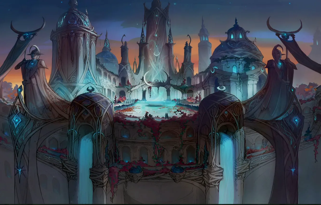 Photo wallpaper World of Warcraft, wow, legion, Suramar, Suramar