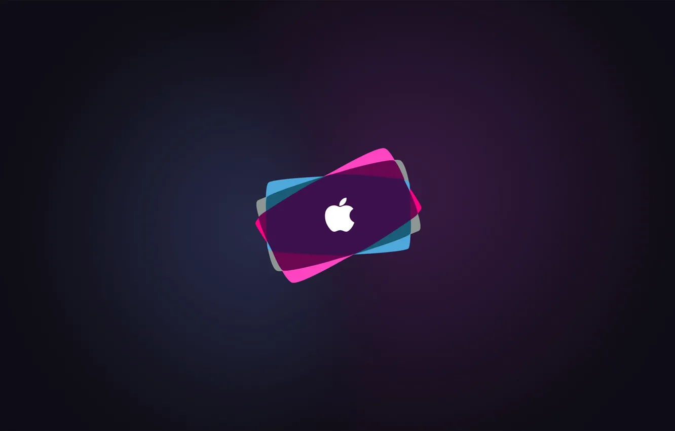 Photo wallpaper apple, colorful, mac, logo, hi-tech, brand, Backround