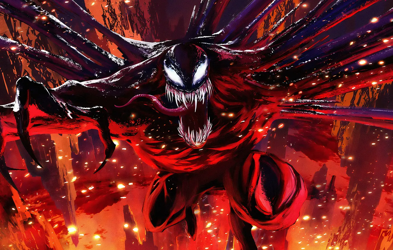 Photo wallpaper fiction, art, comic, Venom, Venom