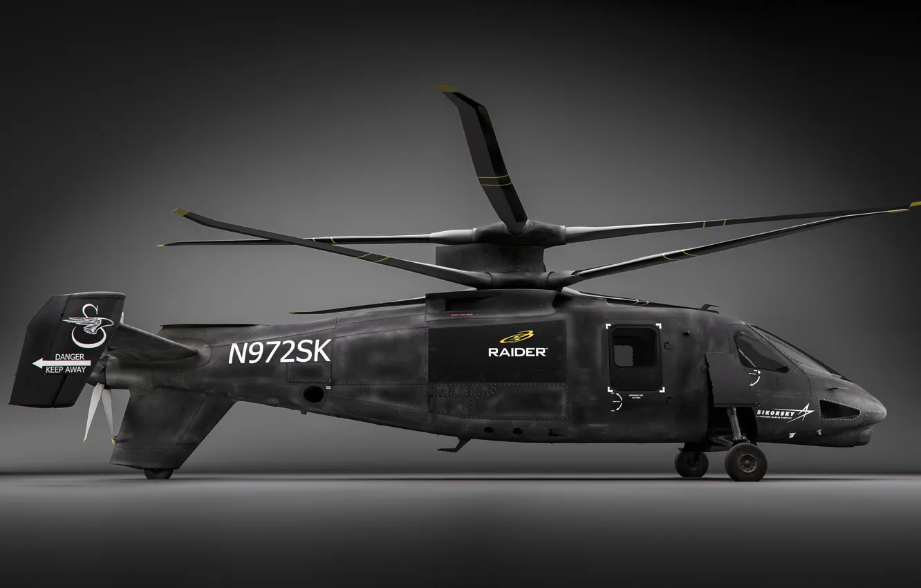 Photo wallpaper Attack helicopter, S-97 RAIDER, Sikorsky Aircraft