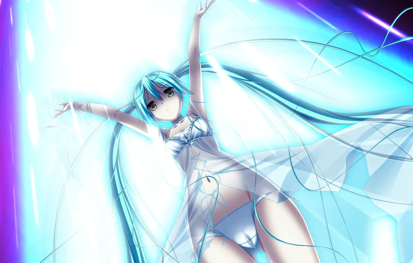 Photo wallpaper girl, magic, anger, art, makita maki, gensou no idea