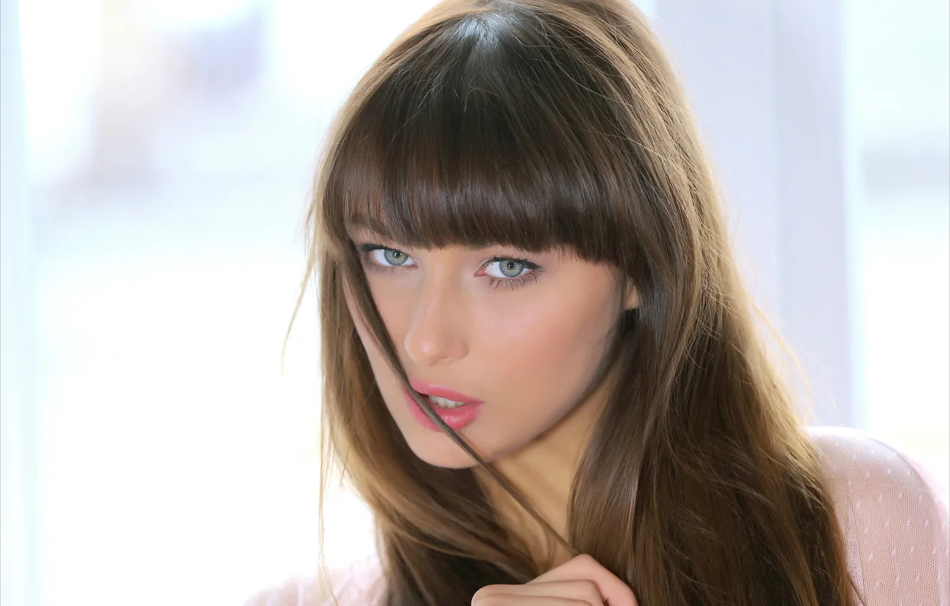 Photo wallpaper look, face, model, hair, Marketa, Tomorrow, Nikita y