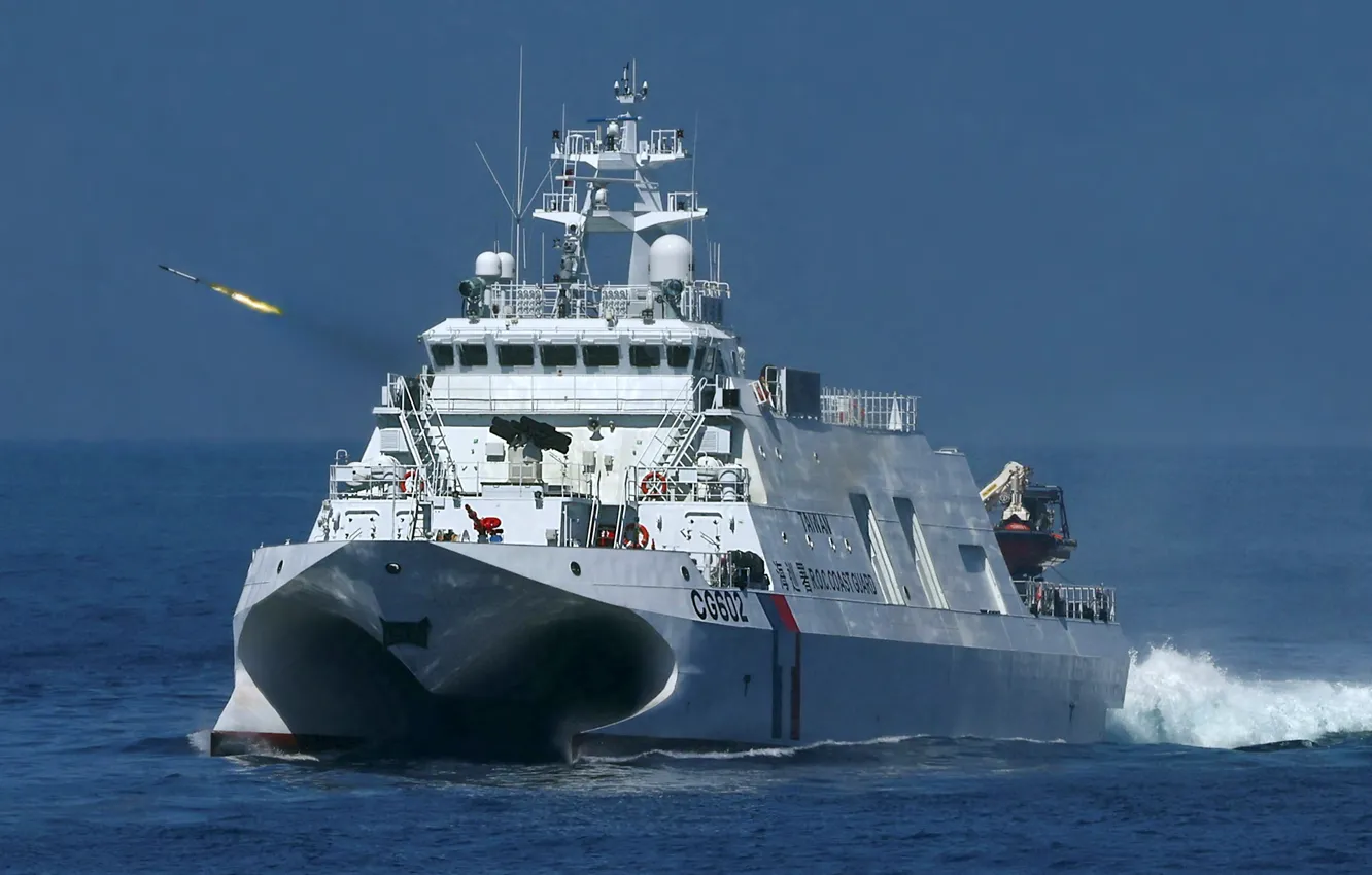 Photo wallpaper Taiwan, patrol ship, Chengkung