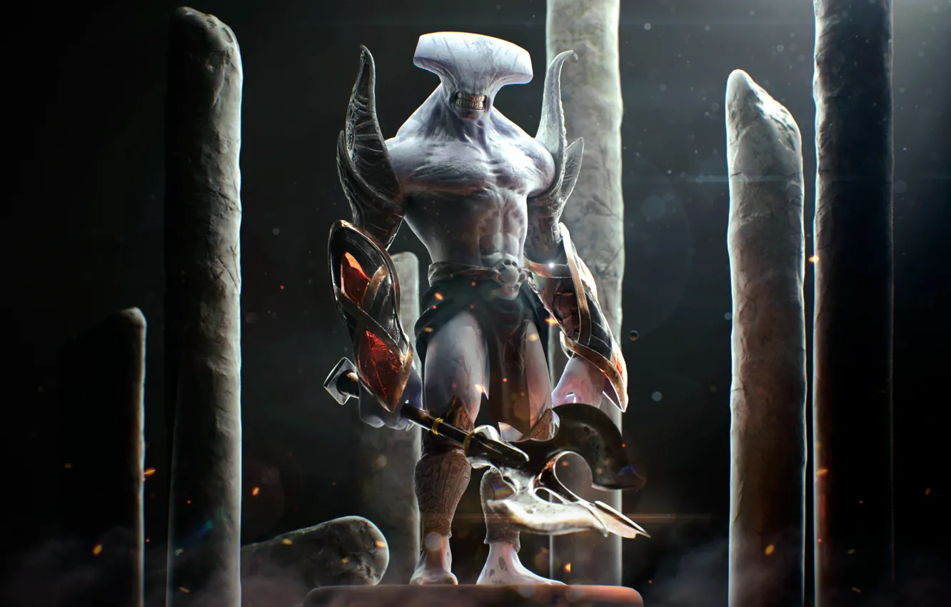 Photo wallpaper fan art, dota 2, faceless void