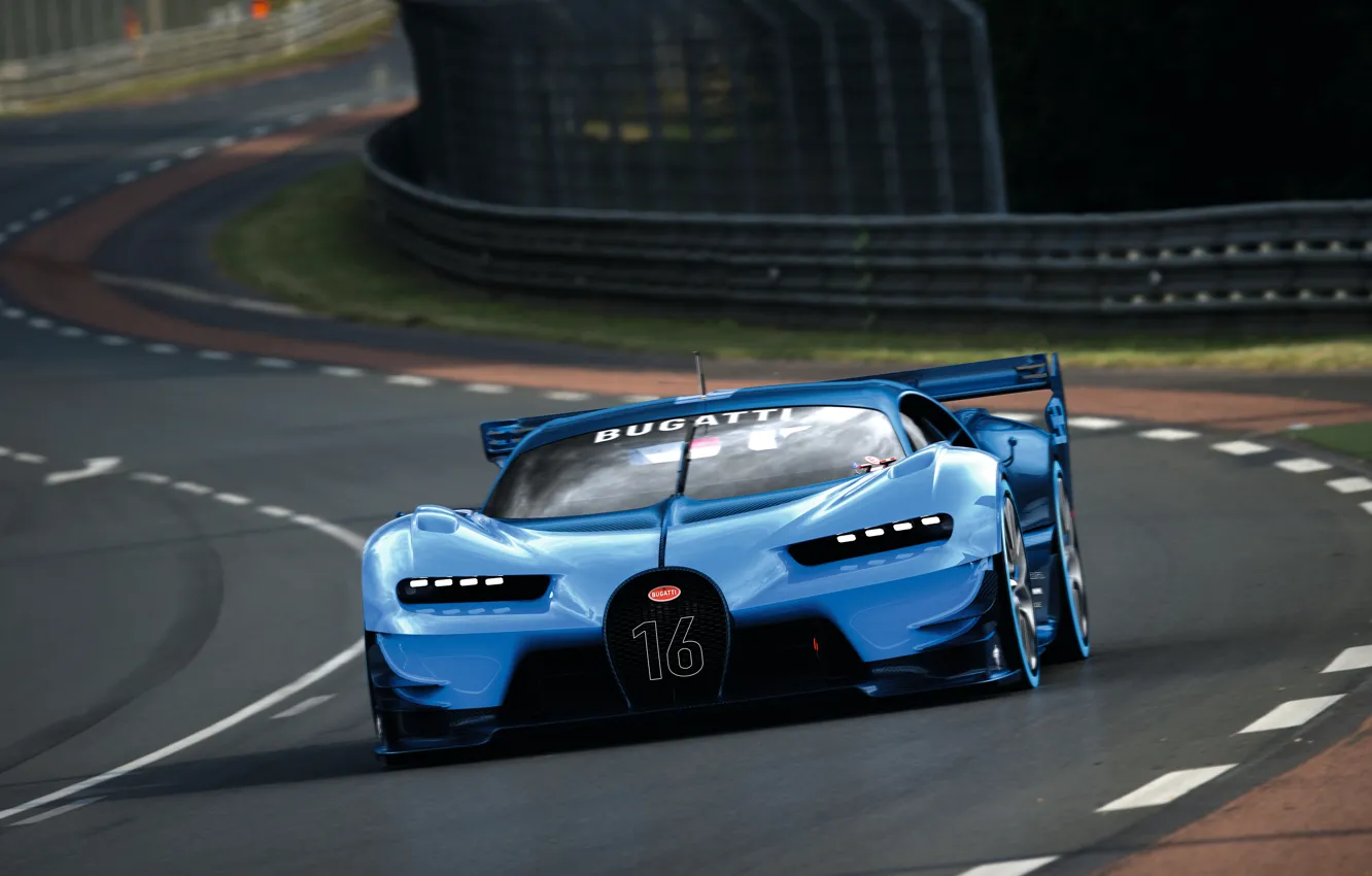Photo wallpaper Bugatti, Vision, Bugatti, Gran Turismo, Gran Turismo, 2015