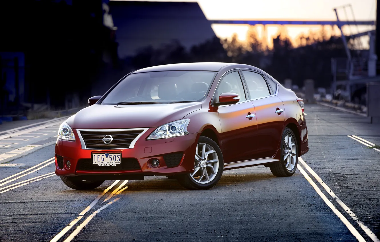 Photo wallpaper Nissan, sedan, Nissan, pulsar, Sedan, 2015, Press, NB17