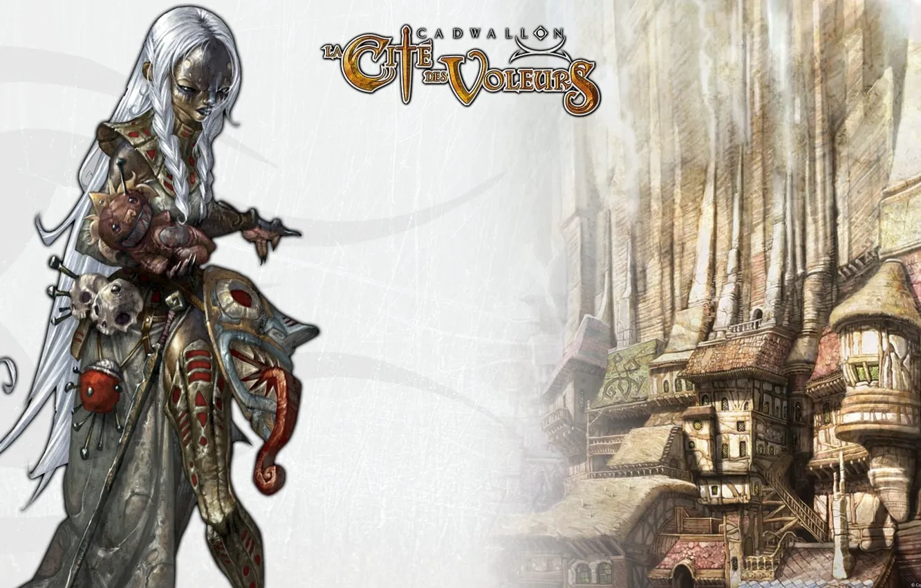 Photo wallpaper skull, monster, mask, demoness, City of thieves, the city of thieves