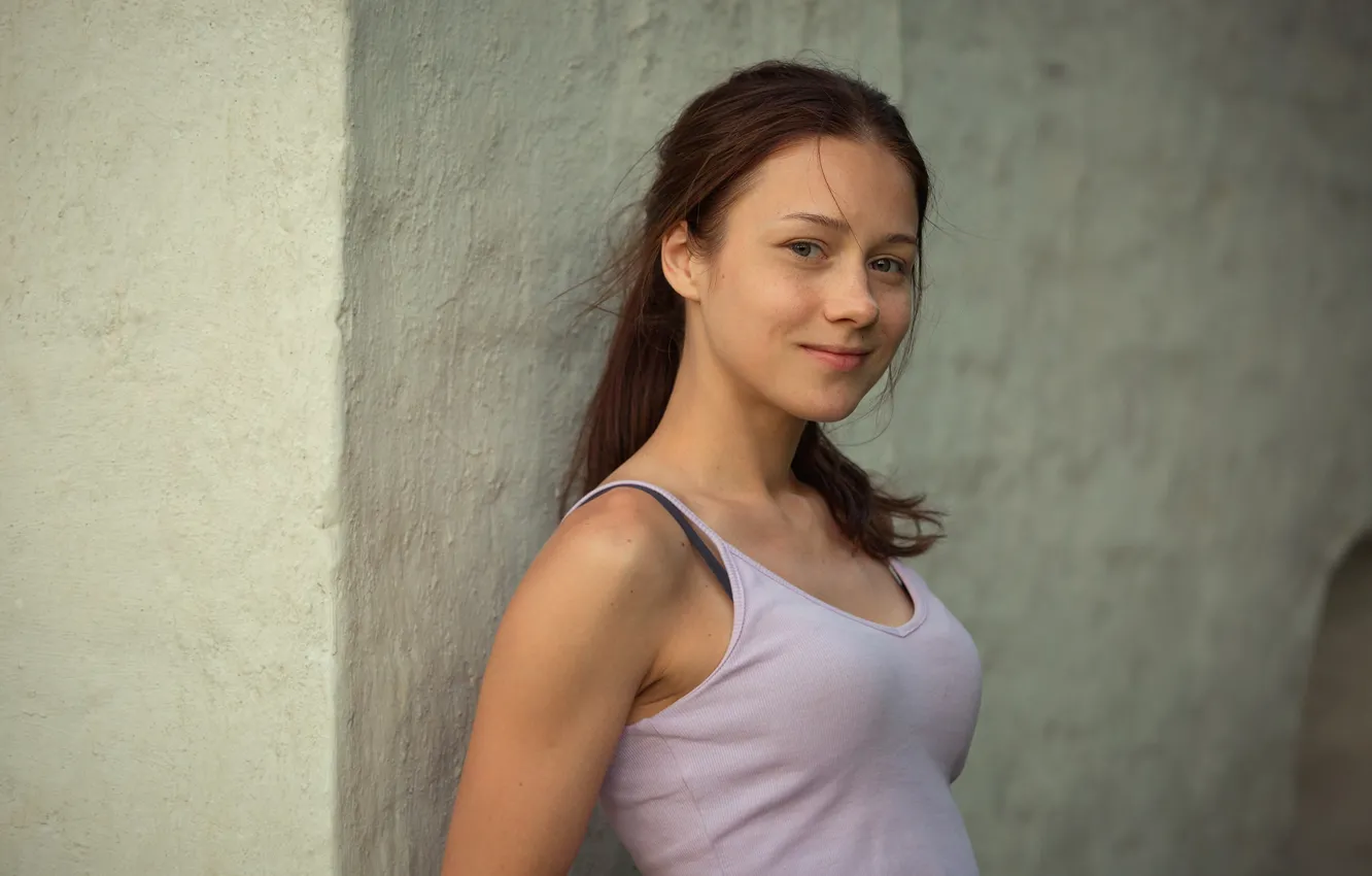 Photo wallpaper smile, portrait, Masha, Alexey Nazarov