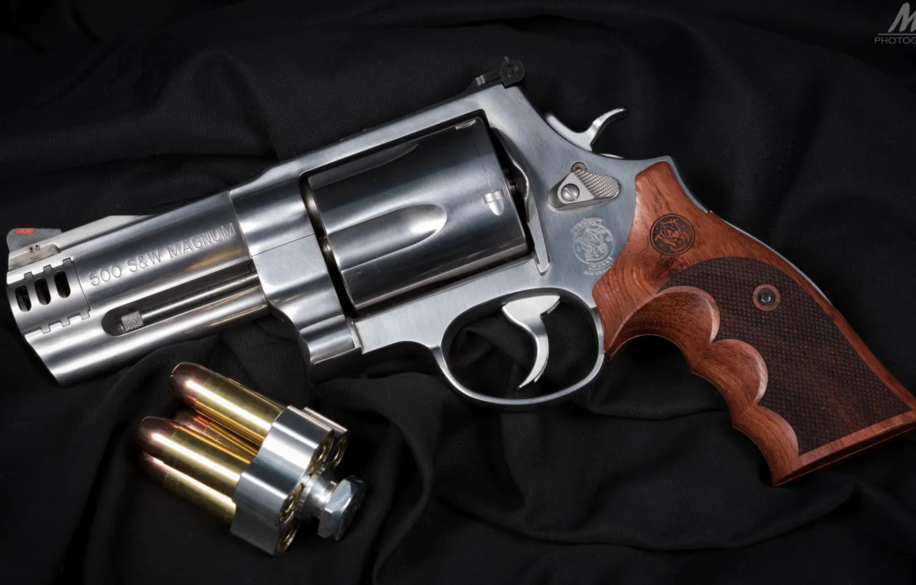 Photo wallpaper weapons, revolver, weapon, Smith & Wesson, revoler, Magnum 500, Magnum 500
