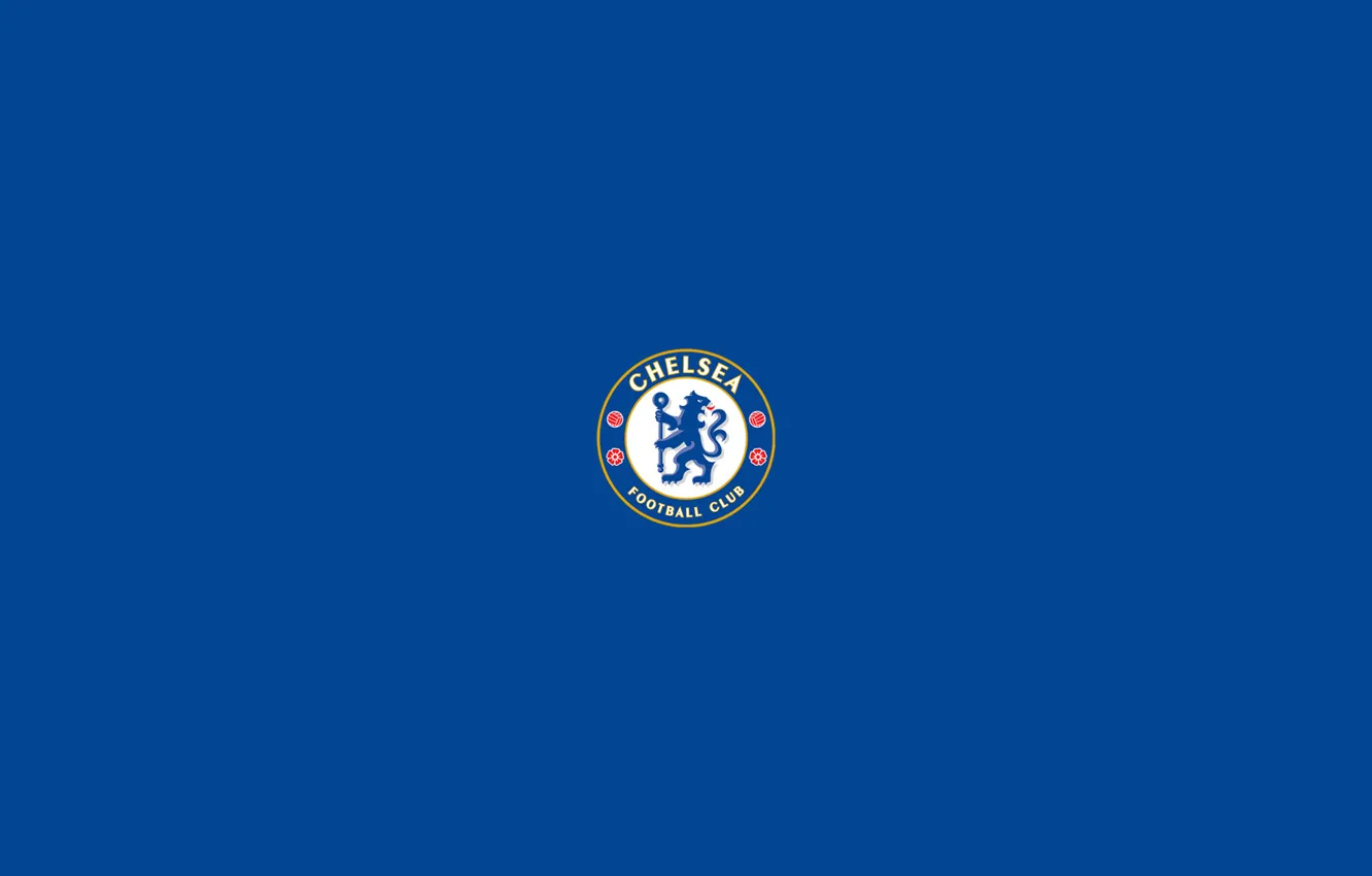 Photo wallpaper logo, soccer, Chelsea, Sport, Minimalism