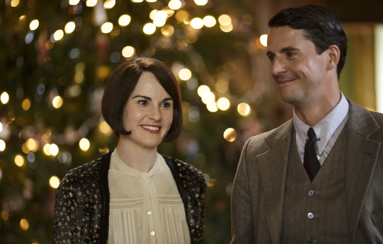 Photo wallpaper actor, the series, drama, characters, Matthew Goode, Downton Abbey, Michelle Dockery, Mary Crowley