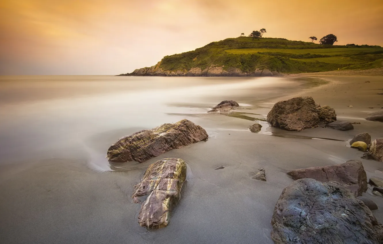 Photo wallpaper sea, landscape, shore