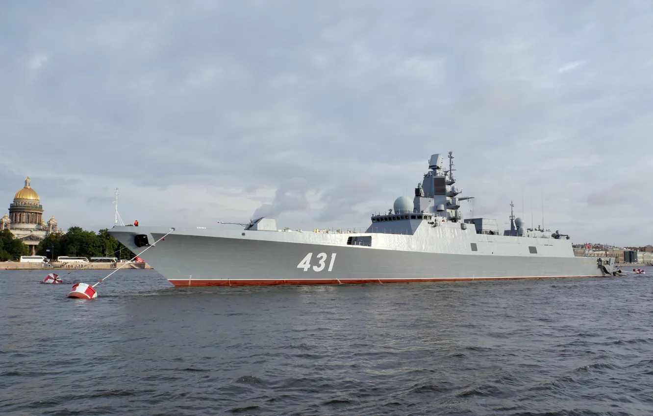 Photo wallpaper ship, frigate, guard, Admiral Kasatonov