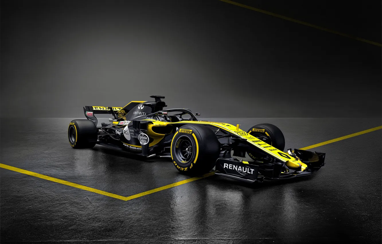 Photo wallpaper Renault, formula 1, the car, Formula 1, Reno, 2018, R.S.18