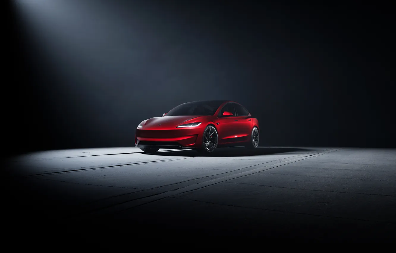 Photo wallpaper Tesla, 2024, Tesla Model 3 Performance
