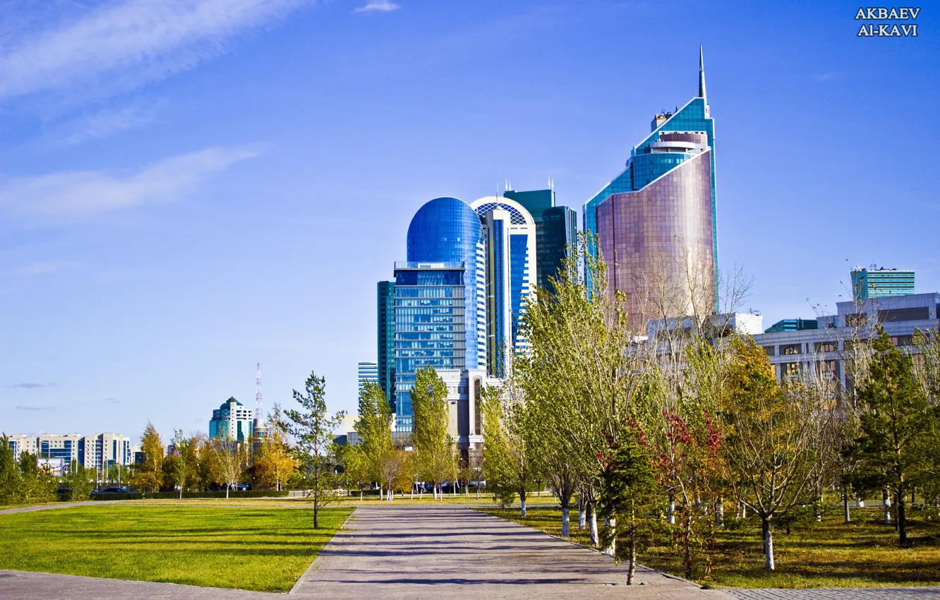 Photo wallpaper Astana, Kazakhstan, Astana, KZ