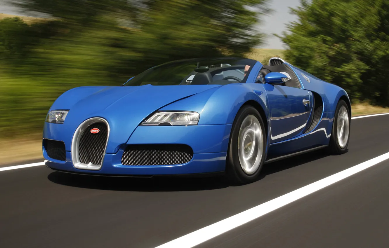 Photo wallpaper bugatti, roadster, veyron/grand.sport