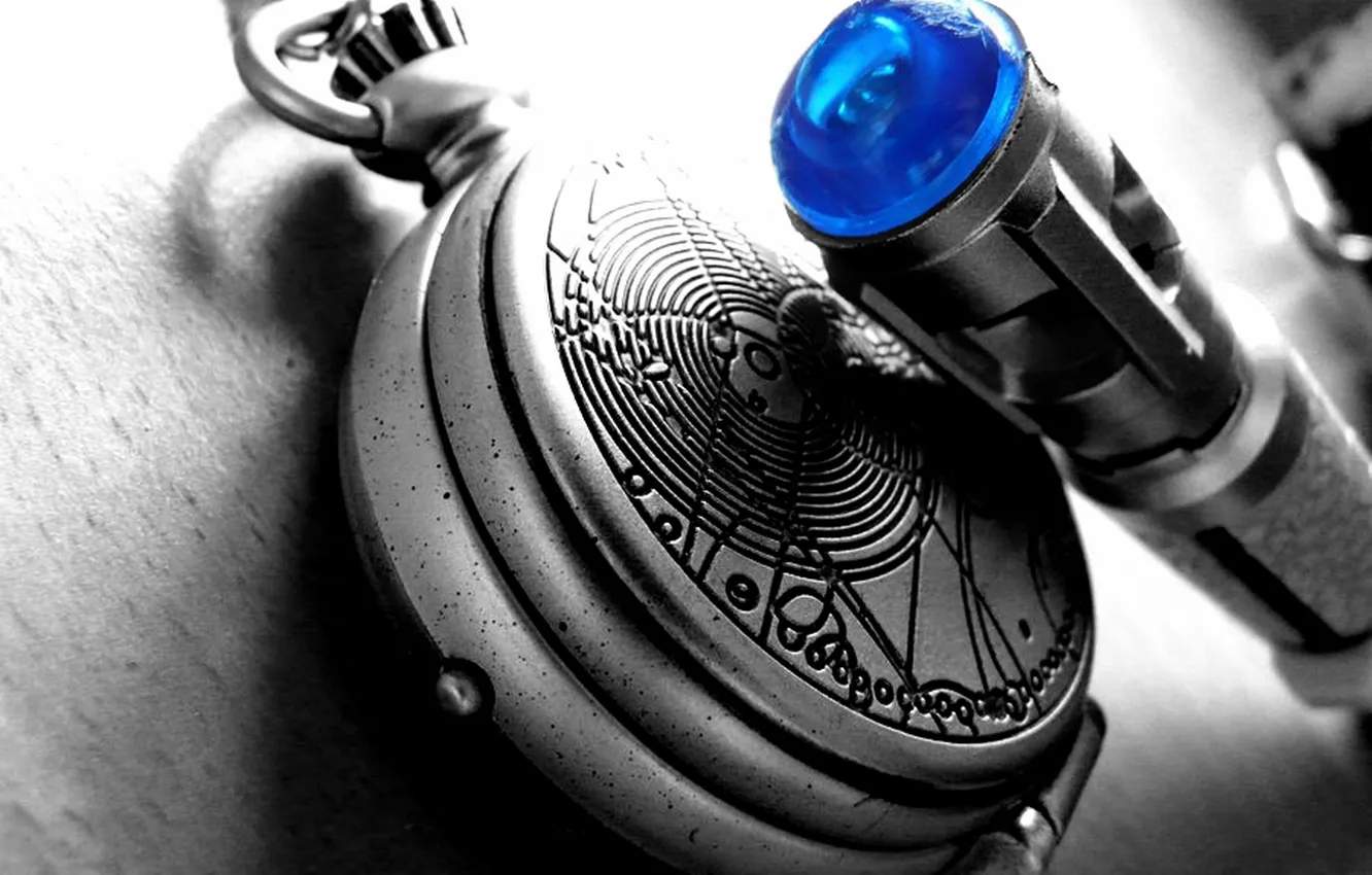 Photo wallpaper pattern, watch, Doctor Who