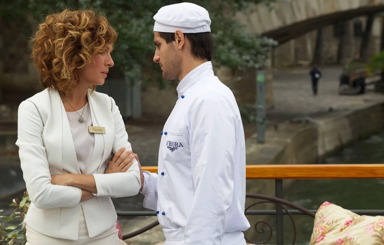 Photo wallpaper Victoria, kitchen, lovers, Mark Bogatyrev, Elena Armin Van Buuren