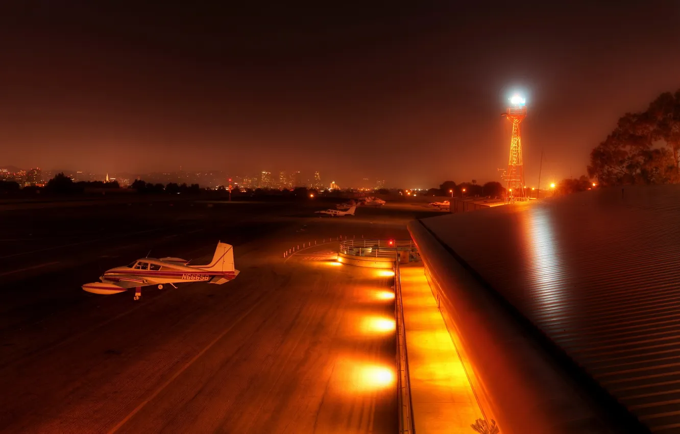 Photo wallpaper aviation, the plane, the airfield