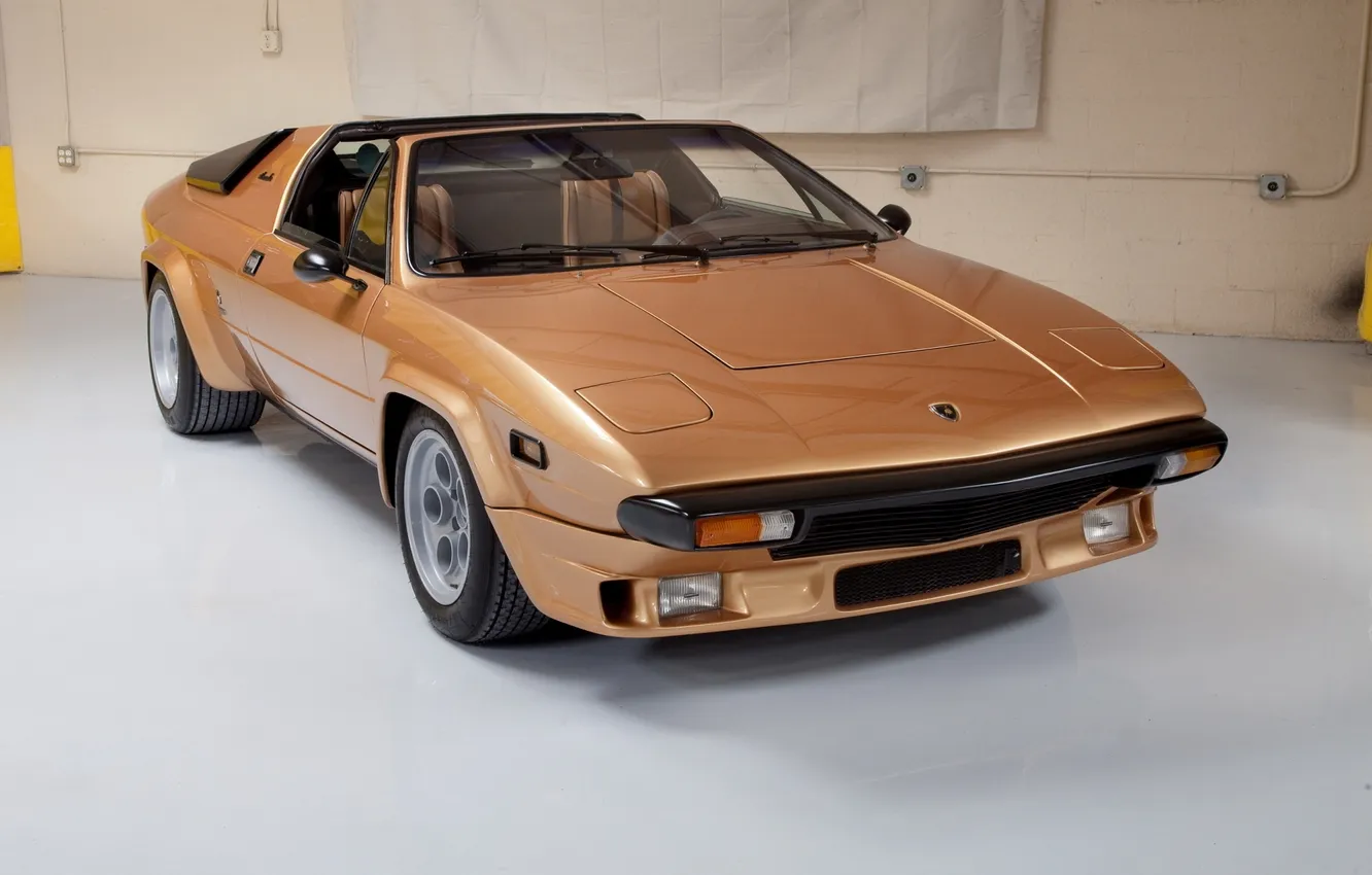 Photo wallpaper Lamborghini, power, classic, bronze, Silhouette \'1976–78