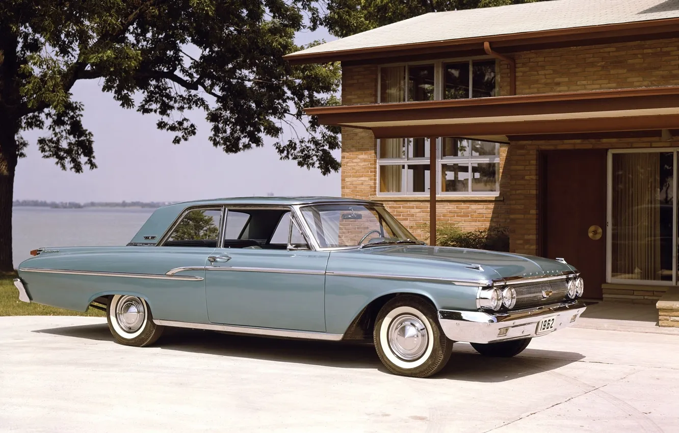 Photo wallpaper home, the front, Sedan, 1962, Mercury, Mercury, 2-door, Monterey