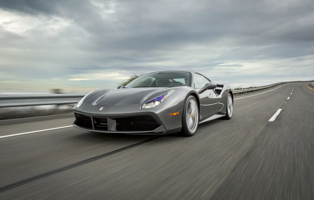 Photo wallpaper Ferrari, 488, Ferrari 488 GTB