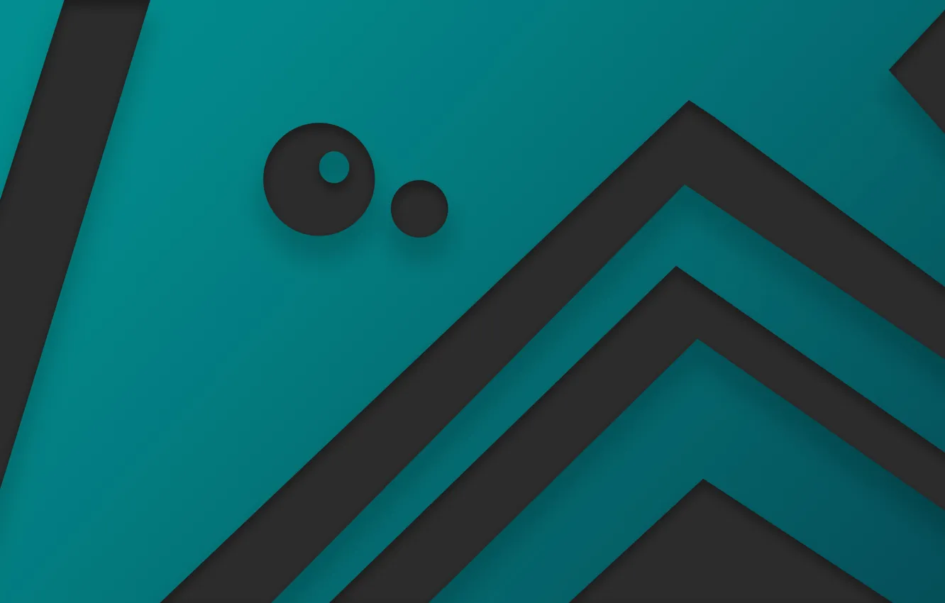 Photo wallpaper line, circles, minimalism, texture, art, hi-tech, high-tech, blue gradient