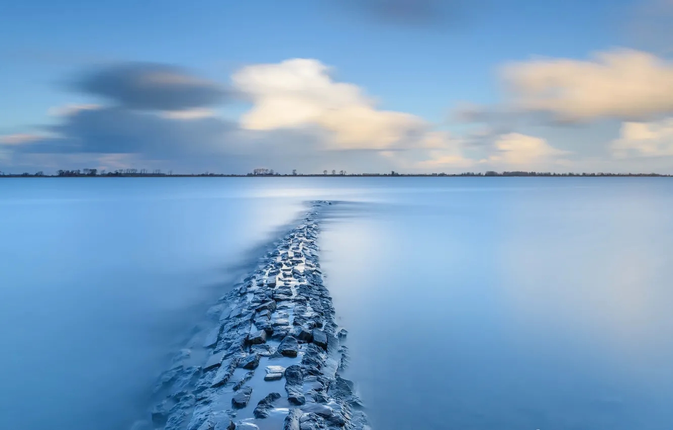 Photo wallpaper sea, the sky, nature