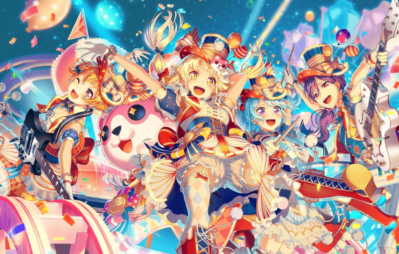 Photo wallpaper girl, music, anime, BanG Dream!