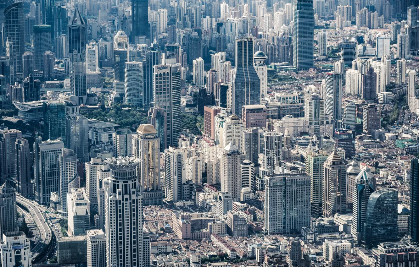 Photo wallpaper modern, architecture, skyscrapers, urban, cityscape