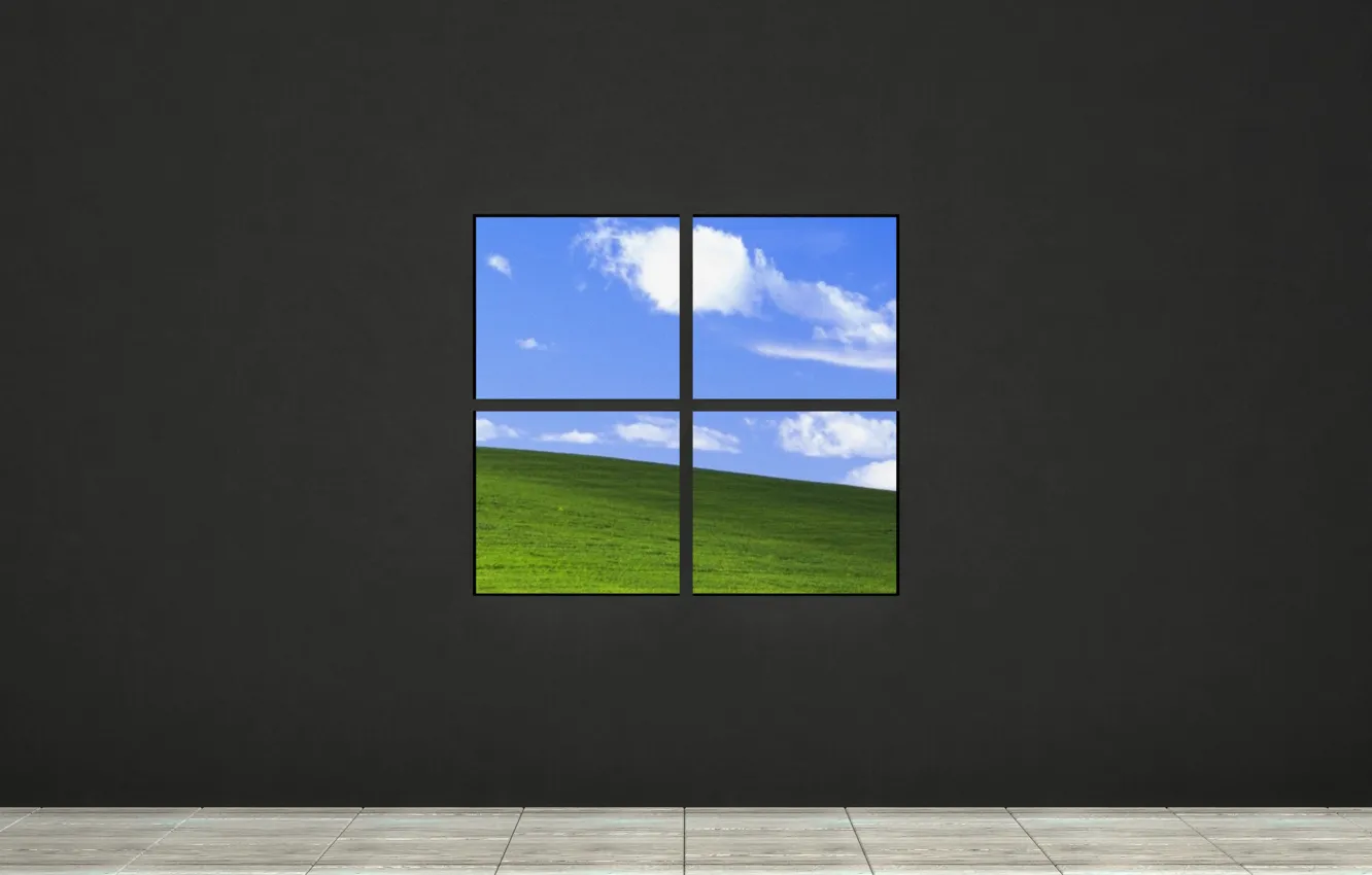 Photo wallpaper Windows, Prison, Microsoft