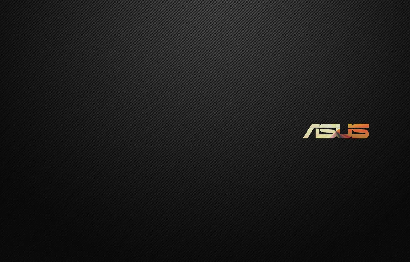 Photo wallpaper the dark background, logo, logo, digital art, asus, gradient