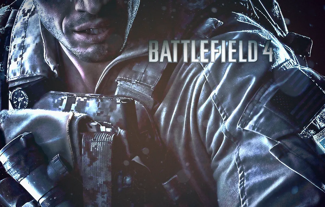 Photo wallpaper weapons, soldiers, form, Battlefield 4