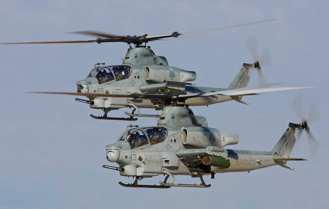 Photo wallpaper helicopter, Viper, shock, Bell AH-1Z, "Viper"
