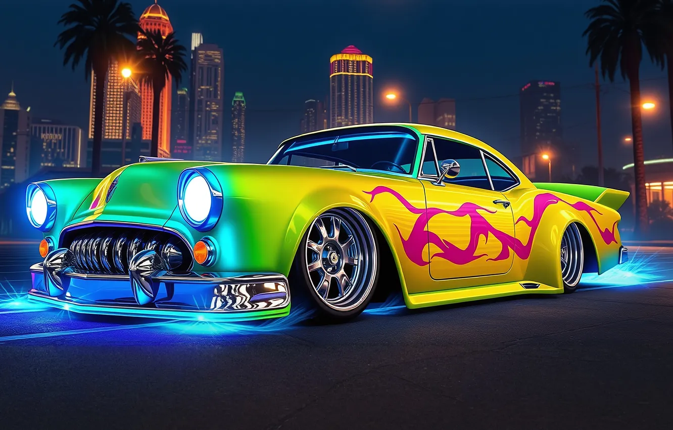 Photo wallpaper car, city, Machine, jbhs