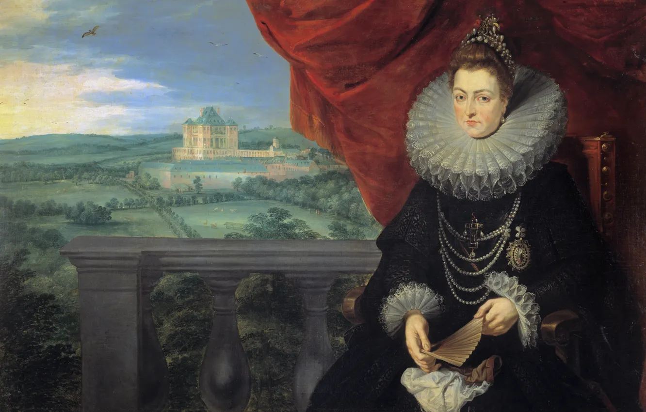 Photo wallpaper portrait, picture, Peter Paul Rubens, Pieter Paul Rubens, Archduchess Of Austria Isabella Clara Eugenia