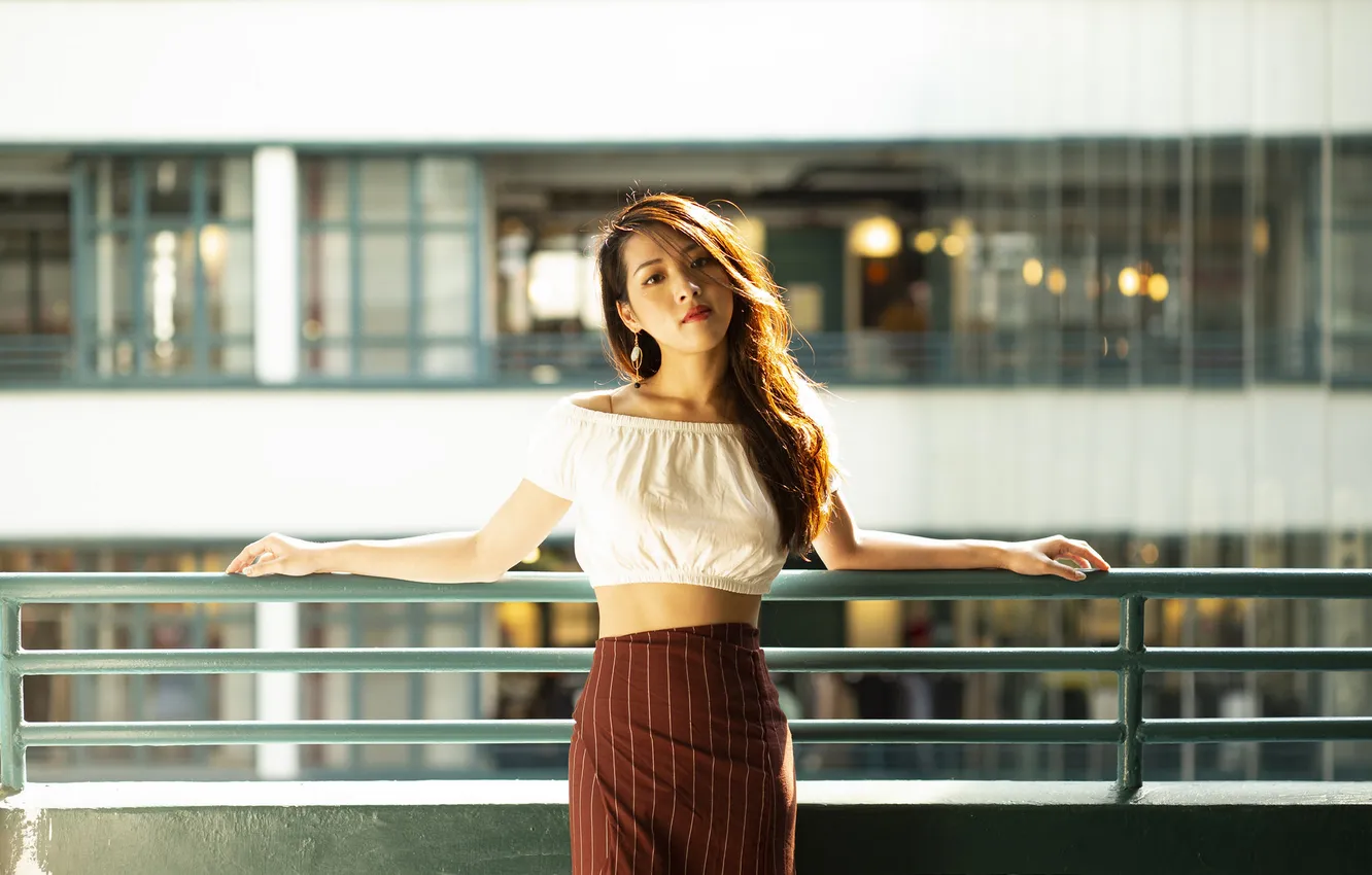 Photo wallpaper girl, sexy, asian