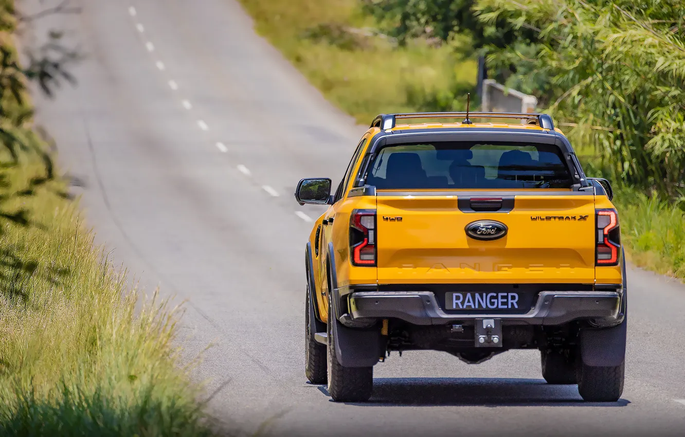 Photo wallpaper car, Ford, road, Ranger, Ford Ranger Wildtrak X