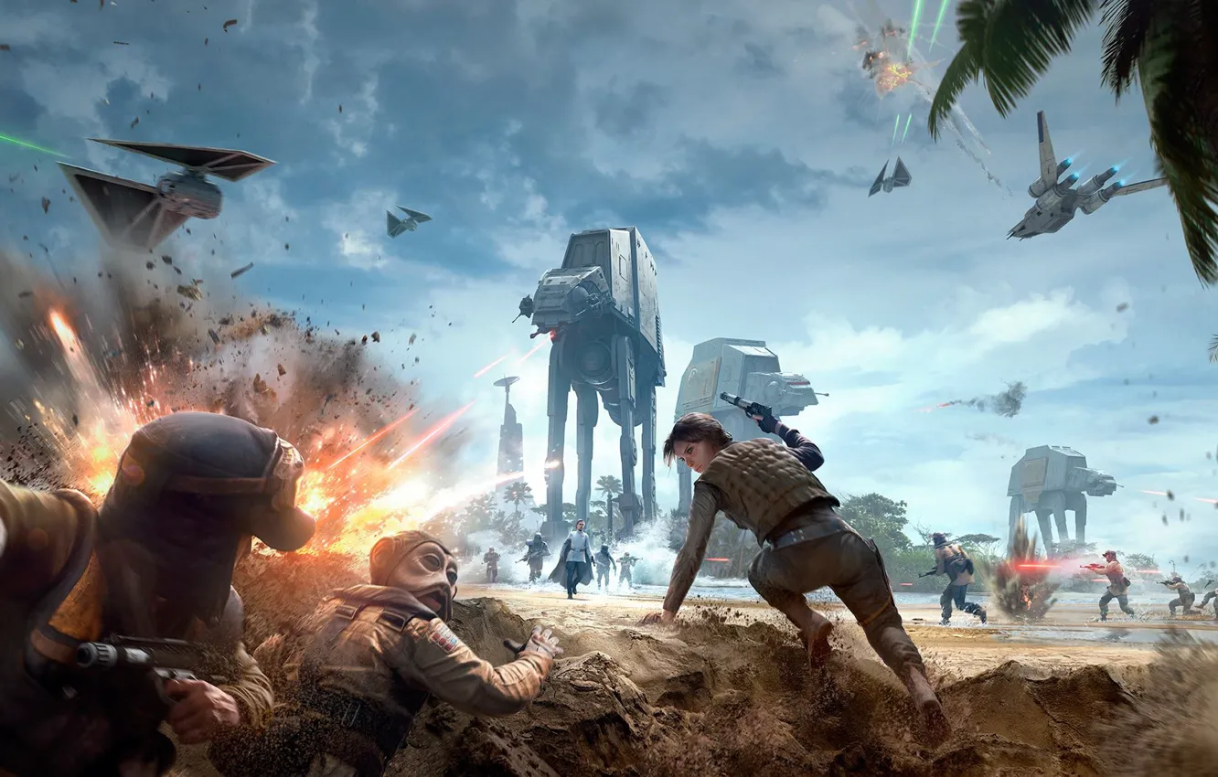 Photo wallpaper star wars, Electronic Arts, DLC, DICE, Star Wars: Battlefront, EA DICE, EA, TM